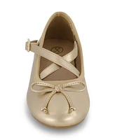 Sam & Libby Little and Big Girls Candice Crossover Iconic Ballet Flat