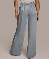 Donna Karan New York Women's Wide-Leg Satin Pants