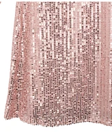 Rare Editions Big Girls Sequin Shift Dress