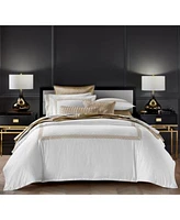 Hotel Collection Chain Links Embroidered 100 Pima Cotton Duvet Cover Sets Exclusively At Macys