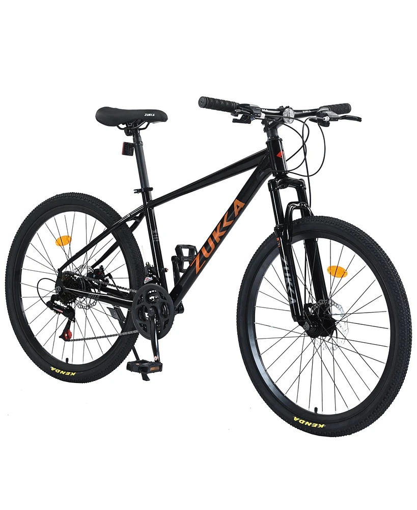 Mountain Bike for Men and Women 26 inch 24 Speed Suspension Fork Kenda Tires