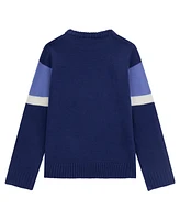 Guess Big Boys Long Sleeve with Embroidered Logo Sweater