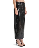 Steve Madden Women's Sequin Five-Pocket Maxi Skirt