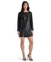 Steve Madden Women's Ginger Sequined Mini Shift Dress