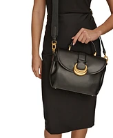 Donna Karan New York Valley Stream Small Leather Satchel