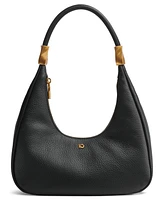 Donna Karan Quogue Leather Small Hobo Shoulder