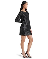 Steve Madden Women's Ginger Sequined Mini Shift Dress