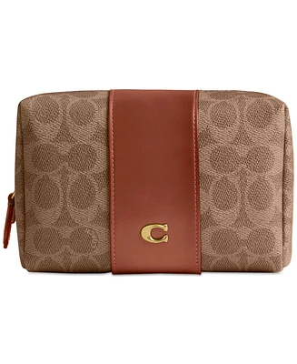 Coach Coated Canvas Signature Essential Cosmetic Pouch