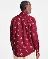 Club Room Men's Phineas Long Sleeve Button-Front Floral Print Shirt, Exclusively at Macy's