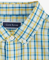 Club Room Men's Long Sleeve Button-Down Tattersall Shirt, Exclusively at Macy's