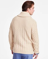 Club Room Men's Patchwork Cardigan, Exclusively at Macy's