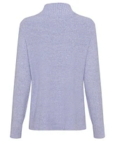 Olsen Women's 1/4 Zip Mock Neck Sweater