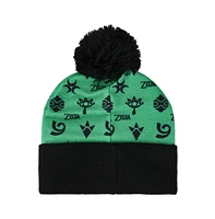 The Legend Of Zelda Boys Zelda Fleece and Knitted Cuff Hat with Gloves Set