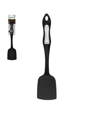 Hamilton Beach Solid Spatula Turner Hard Plastic Heat-Resistant 14in Soft-Touch Ergonomic Handle Heavy Duty, Spatulas Turner for Vegetables & Flipping