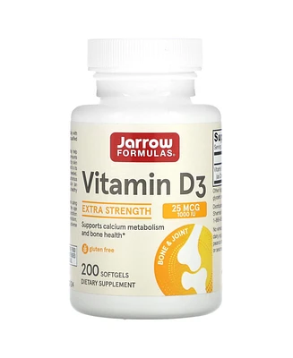 Jarrow Formulas Vitamin D3 Cholecalciferol Extra Strength 25 mcg (1 000 Iu)