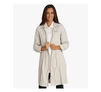 Stella Carakasi Women's Belted Water-Resistant Button Front Trench Coat
