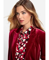 Olsen Women's Velvet Blazer