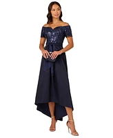 Adrianna Papell Women's Sequined Taffeta Gown