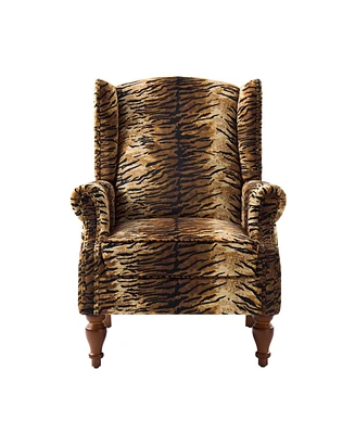 Hulala Home Jim Traditional Armchair with Thick Cushion