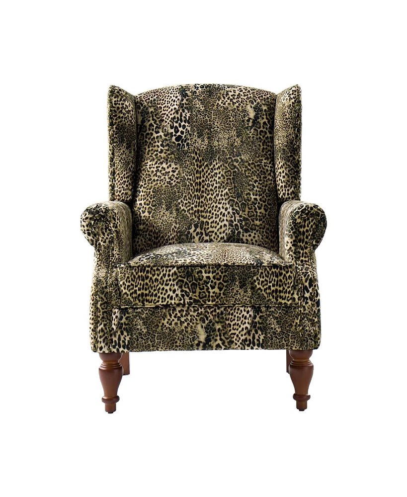 Hulala Home Jim Traditional Armchair with Thick Cushion