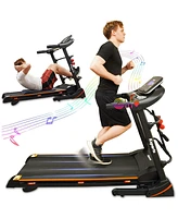 Ksports 16.5 In Wide Foldable Home Treadmill w/ Bluetooth & Fitness Tracking App