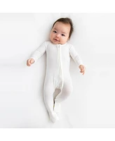 Bellabu Bear Baby Unisex Milk White Convertible Footie