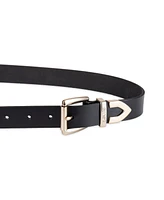 Levi's Women's Western Metal Tip End Leather Belt