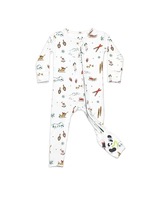 Bellabu Bear Baby Unisex Vintage inspired Holiday Convertible Footie