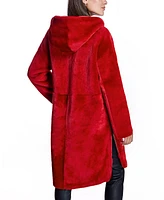 Julia & Stella by Maximilian Women's Shearling Parka