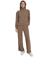 Andrew Marc Sport Women's Chenille Ribbed Turtleneck Sweater