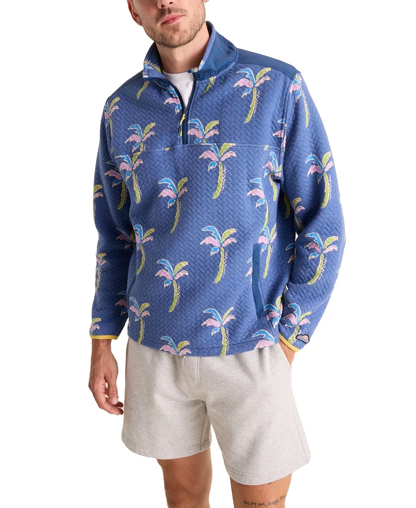 Chubbies Men's Tampa Winter Long Sleeve Quarter-Zip Sweatshirt