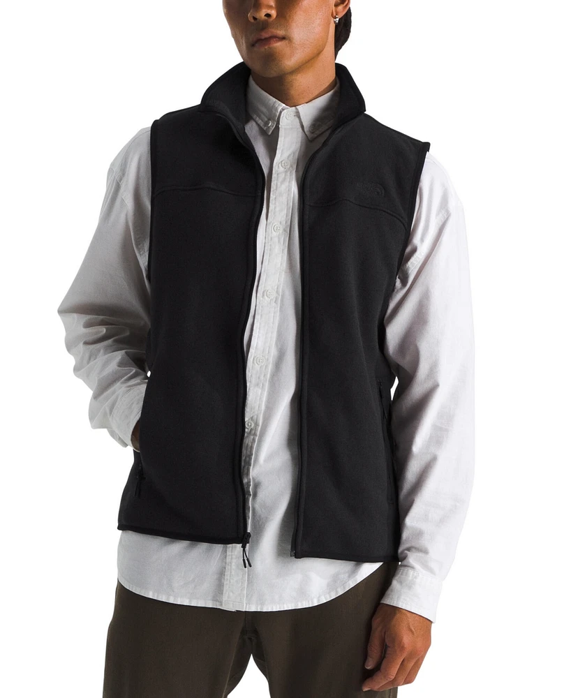 The North Face Men's Front Range Fleece Zip-Front Vest - Tnf Black Heather