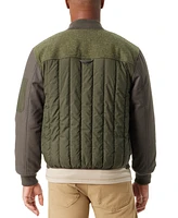 Bass Outdoor Men's Hero Mixed Media Zip-Front Bomber Jacket