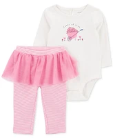 Carter's Baby Girls Loads of Love Bodysuit & Tutu Pants Set