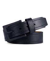 Mio Marino Men's Solid Casual Prong Belt