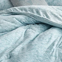 Coma Inducer Oversized Queen Comforter Set - Streaker - Smoke Blue