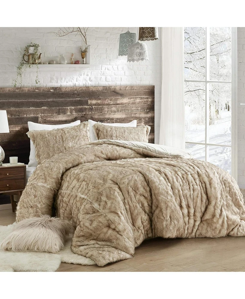 Coma Inducer Oversized King Comforter - Arctic Bear - Tundra Brown