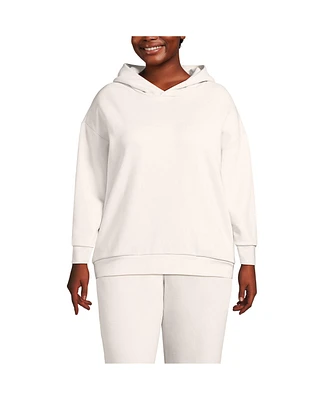 Lands' End Plus Serious Sweats Oversized Long Sleeve Hoodie Sweatshirt