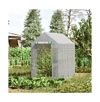 Slickblue Walk-in Greenhouse for Plants Perfect for Year-Round Gardening and Plant Care