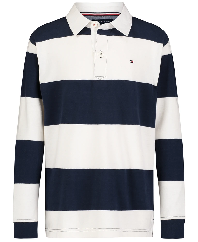 Tommy Hilfiger Toddler and Little Boys Bold Stripe Polo Shirt