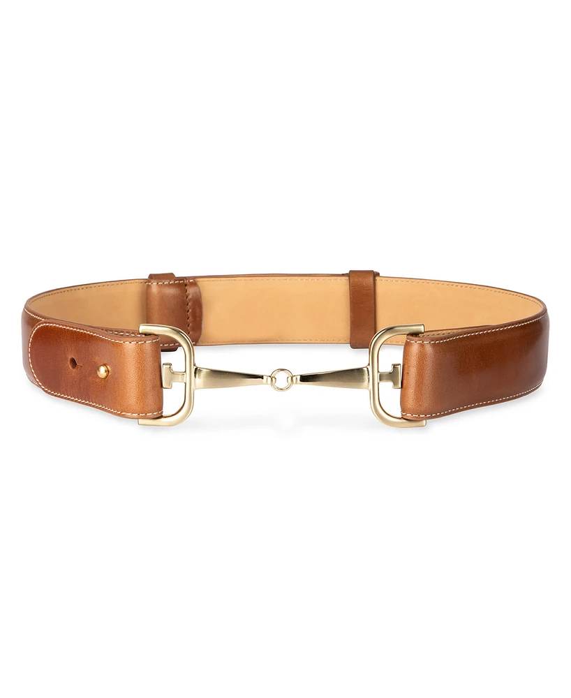 Sam Edelman Women's Horse Bit Buckle Waist Belt