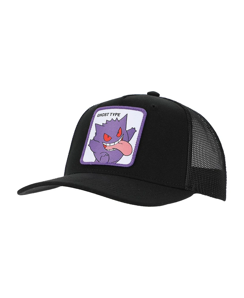 Pokemon Men's Gengar Black Trucker Hat