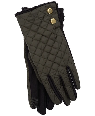 Lauren Ralph Lauren Printed Barn Faux Sherpa Gloves