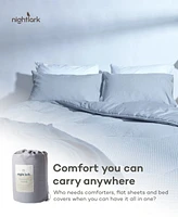 Night Lark Coverless Cotton Waffle Comforter