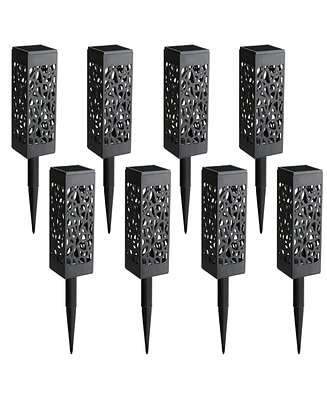 6-Pack Solar Led Garden Lights Outdoor Waterproof