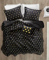 Mi Zone Rosalie Metallic Heart -Pc. Comforter Set