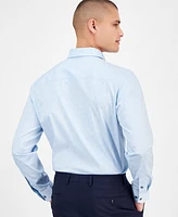 Alfani Men's Wave Brush-Print Dress Shirt, Exclusively at Macy's