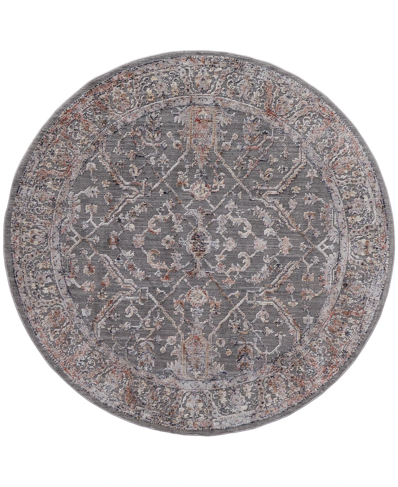 Feizy Thackery 39D3F 5'6''x5'6'' Round Area Rug