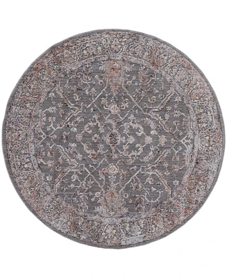 Feizy Thackery 39D3F 5'6''x5'6'' Round Area Rug