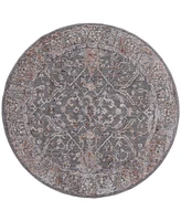 Feizy Thackery 39D3F 5'6''x5'6'' Round Area Rug